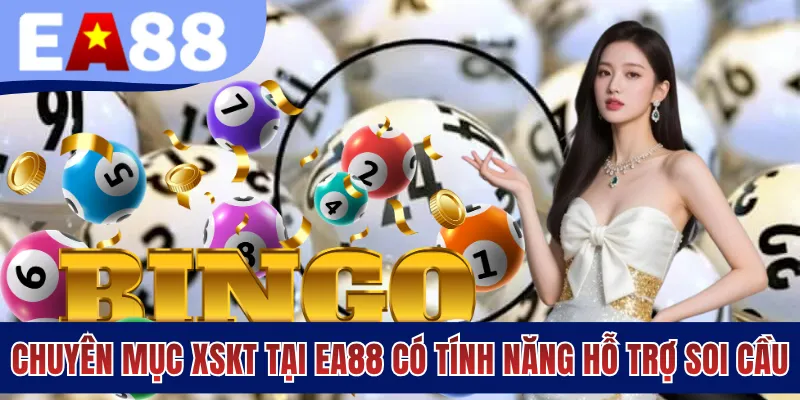 Chuyên mục XSKT tại EA88 có tính năng hỗ trợ soi cầu